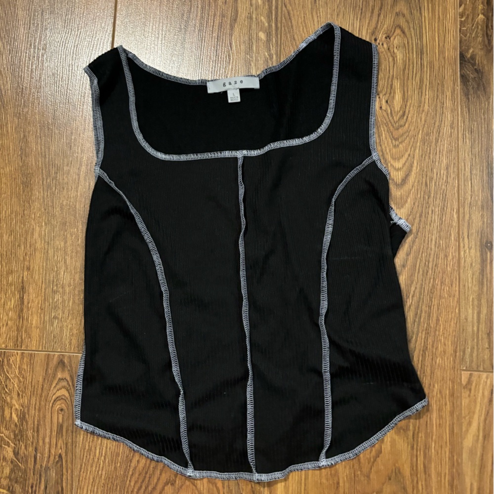 Exposed Seam Tank Top